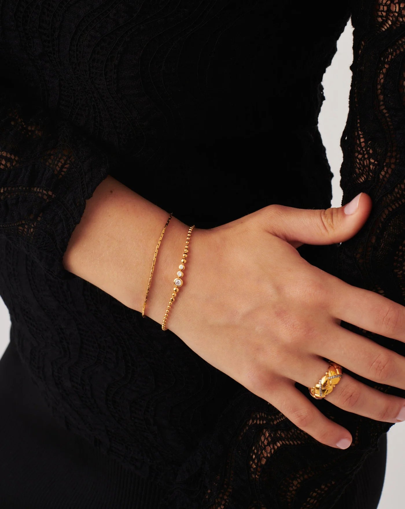 ★MISSOMA★ ARTICULATED REVERSIBLE STONE ビーズ ブレスレット Articulated Reversible Stone Beaded Bracelet – August Store