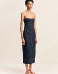 Jaques Strapless Midi Dress