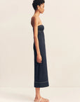 Jaques Strapless Midi Dress