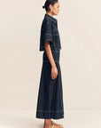 Jaques Flared Midi Skirt