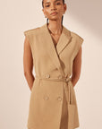 Vento Sleeveless Blazer Dress