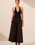 Aliah Halter Midi Dress