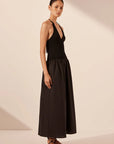 Aliah Halter Midi Dress