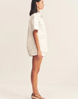 Hana High Waisted Flared Short