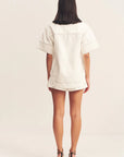 Hana High Waisted Flared Short