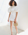 Beth Mini Dress in White