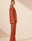 Irena Oversized Blazer - Brick Orange