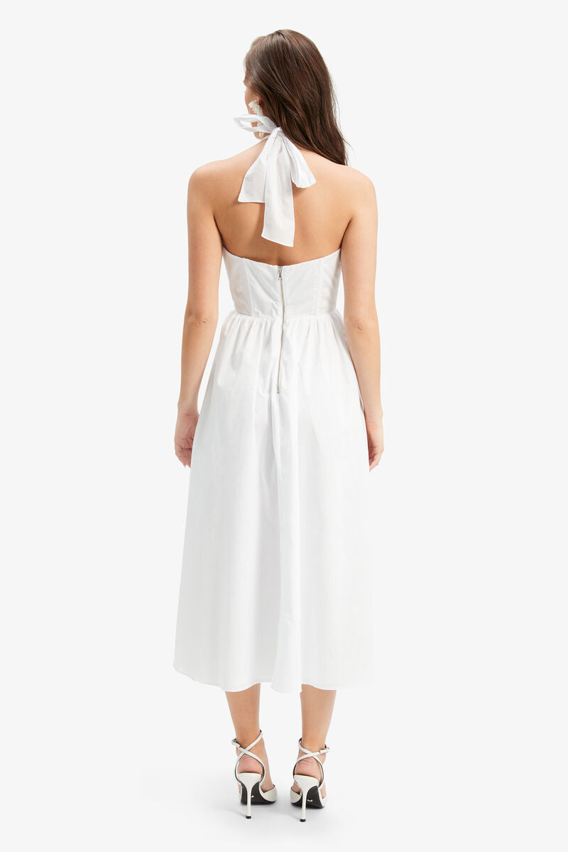 Kylen Poplin Midi Dress