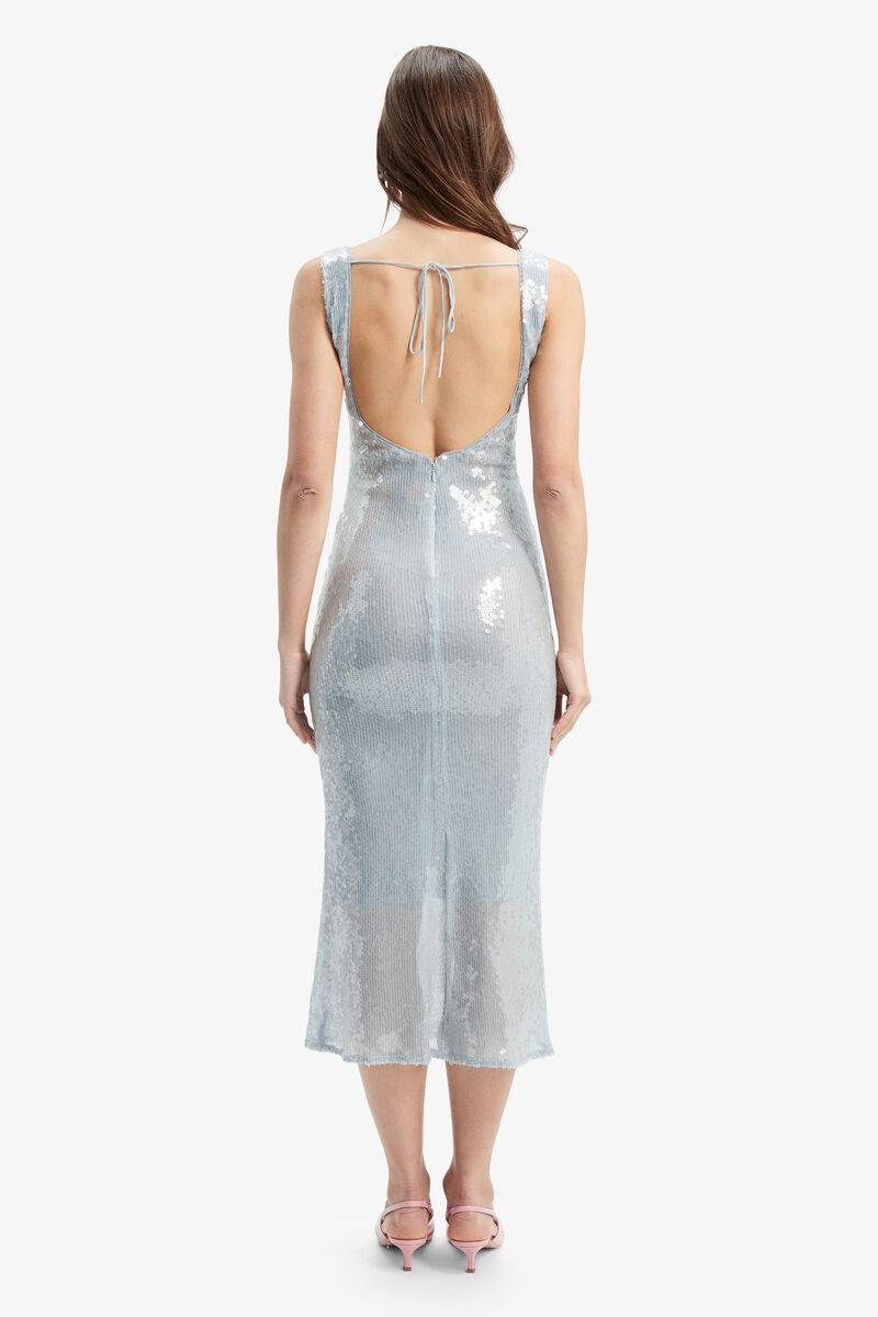 Isha Sequin Midi Dress