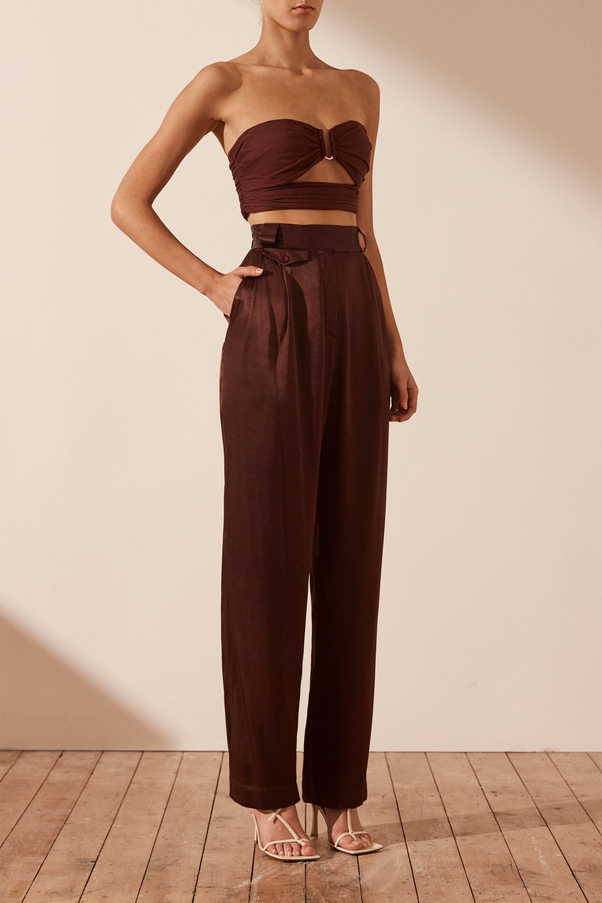 Lana High Waisted Tailored Pant