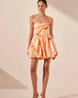 Larissa Draped Bubble Mini Dress