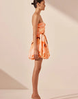 Larissa Draped Bubble Mini Dress