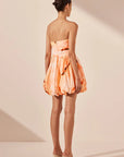 Larissa Draped Bubble Mini Dress