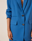 Irena Oversized Blazer - Cobalt