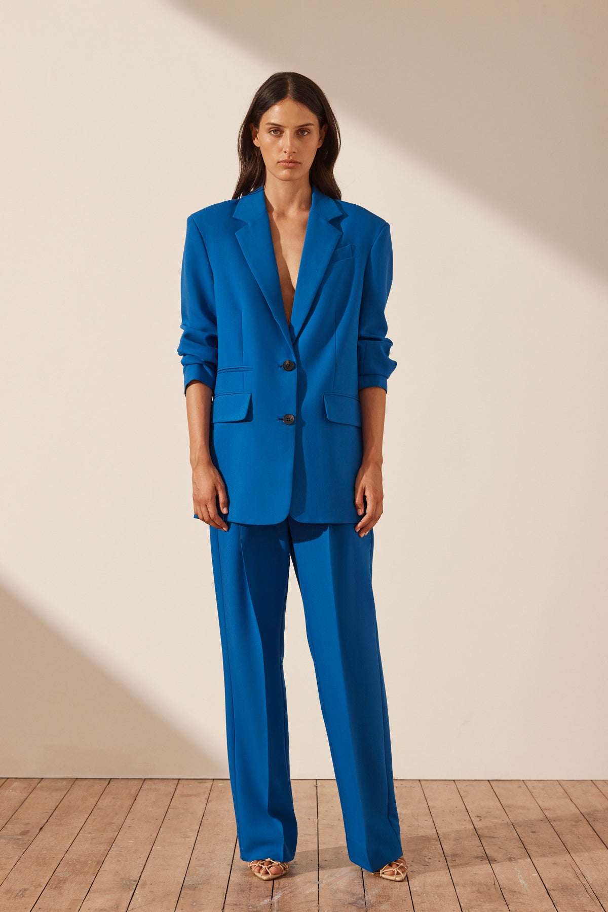 Irena Oversized Blazer - Cobalt