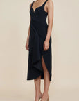 Gowrie Midi Dress in Black