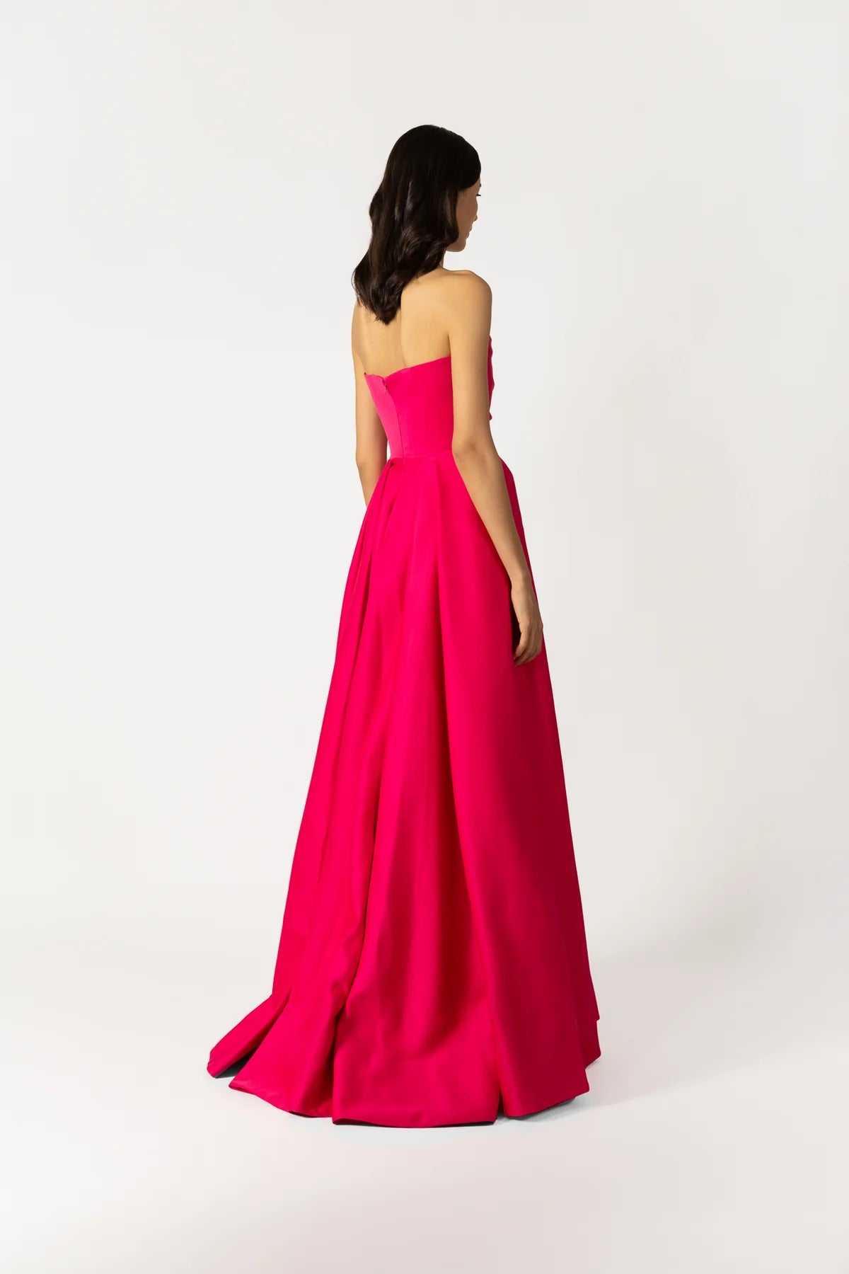 Barbara Gown in Hot Pink