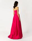 Barbara Gown in Hot Pink