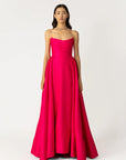 Barbara Gown in Hot Pink