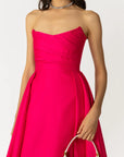 Barbara Gown in Hot Pink