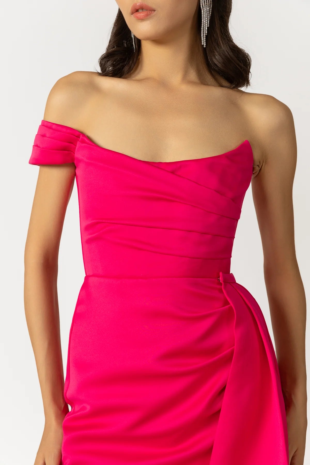 Brenda Mini Dress in Hot Pink