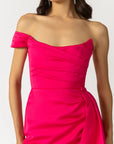 Brenda Mini Dress in Hot Pink