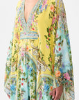 Long Kaftan With Waist Detail