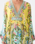 Long Kaftan With Waist Detail