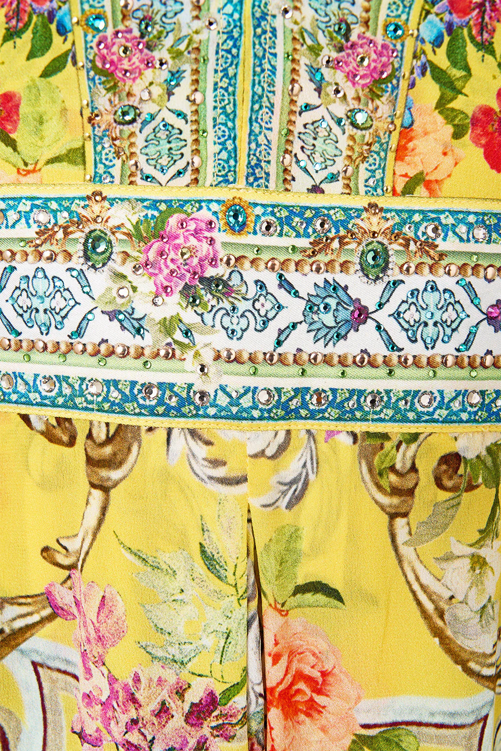 Long Kaftan With Waist Detail