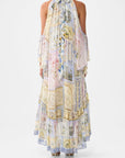 Cold Shoulder Long Dress