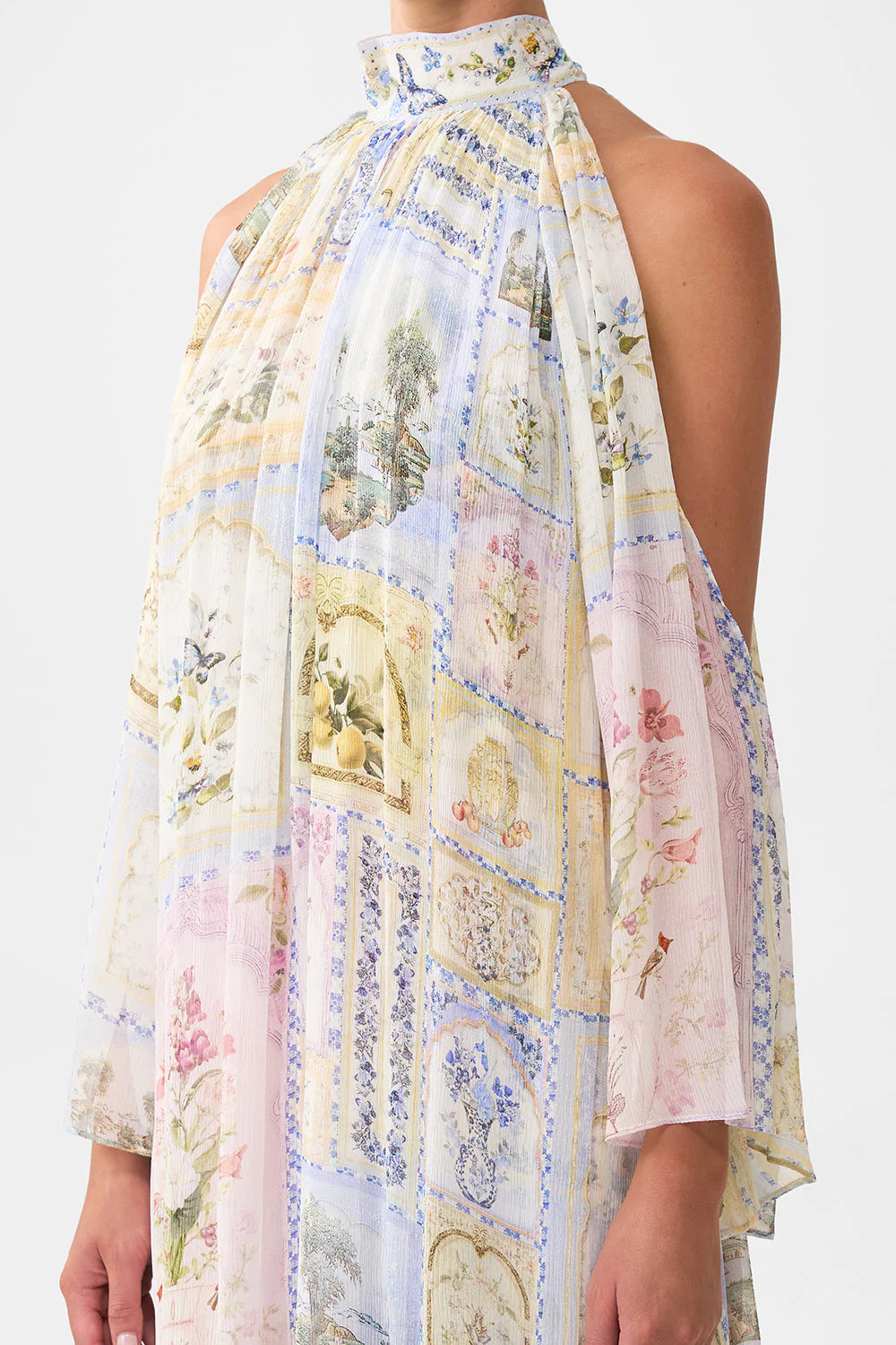 Cold Shoulder Long Dress
