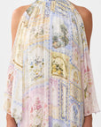 Cold Shoulder Long Dress