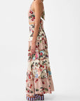 Shirred Waist Tiered Circle Skirt