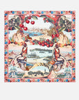 Large Crystalled Silk Square Scarf (Notes From The Road)