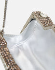 Embellished Crystal Camera Clutch Bag