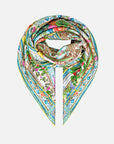 Printed Silk Twill Square Scarf