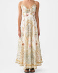 Long Dress With Tie Front