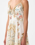 Long Dress With Tie Front