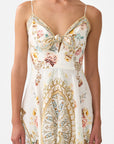Long Dress With Tie Front
