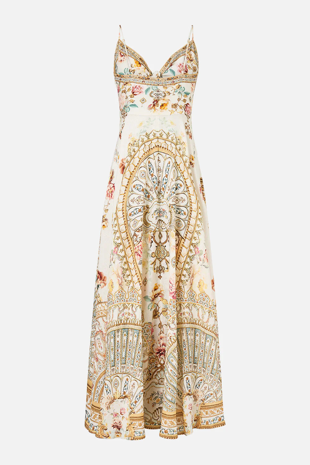 Long Dress With Tie Front