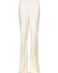 Camille Bias Cut Flared Pant - Cream