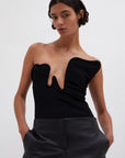 Salacia Wire Strapless Top