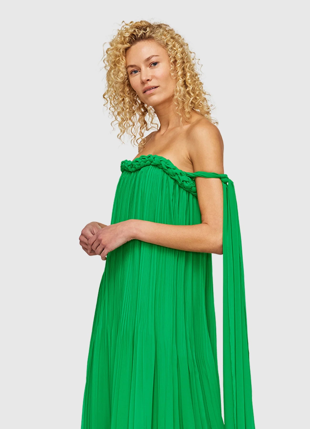 Camilla Draped Floor Length Dress