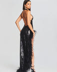 Vixen Sequin Feather Dress