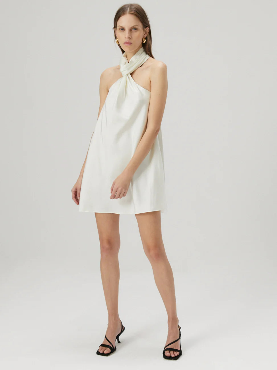 Keren Mini Dress in Ivory