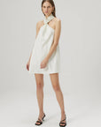 Keren Mini Dress in Ivory