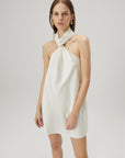 Keren Mini Dress in Ivory