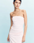 Lani Strapless Draped Maxi Dress - Fairyfloss