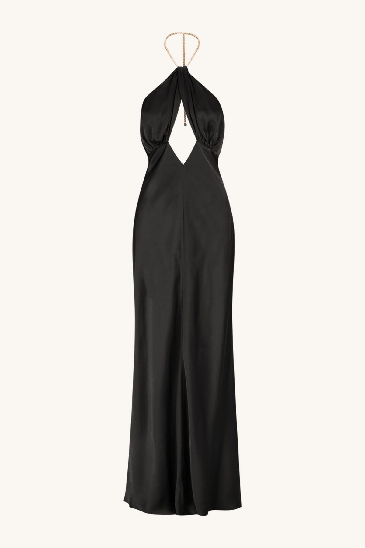 Lydie Chain Halter Maxi Dress