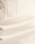 Oakley Strapless Draped Mini Dress - Ivory